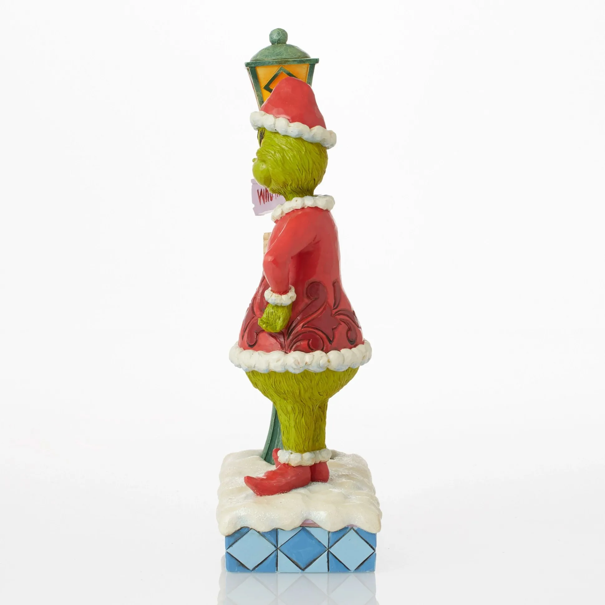 Clearance Enesco Gift Grinch by Lit Lamppost