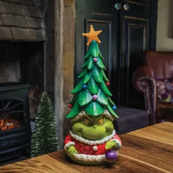 Outlet Enesco Gift Grinch Gnome with Tree Hat