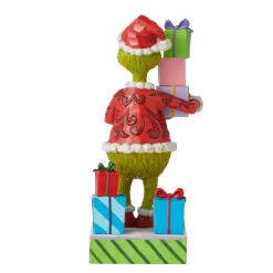 Shop Enesco Gift Grinch Holding Presents
