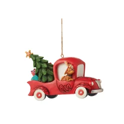 Online Enesco Gift Grinch in Red Truck Ornament