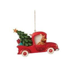 Online Enesco Gift Grinch in Red Truck Ornament