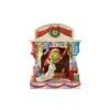 Cheap Enesco Gift Grinch Peaking Out of Fireplce