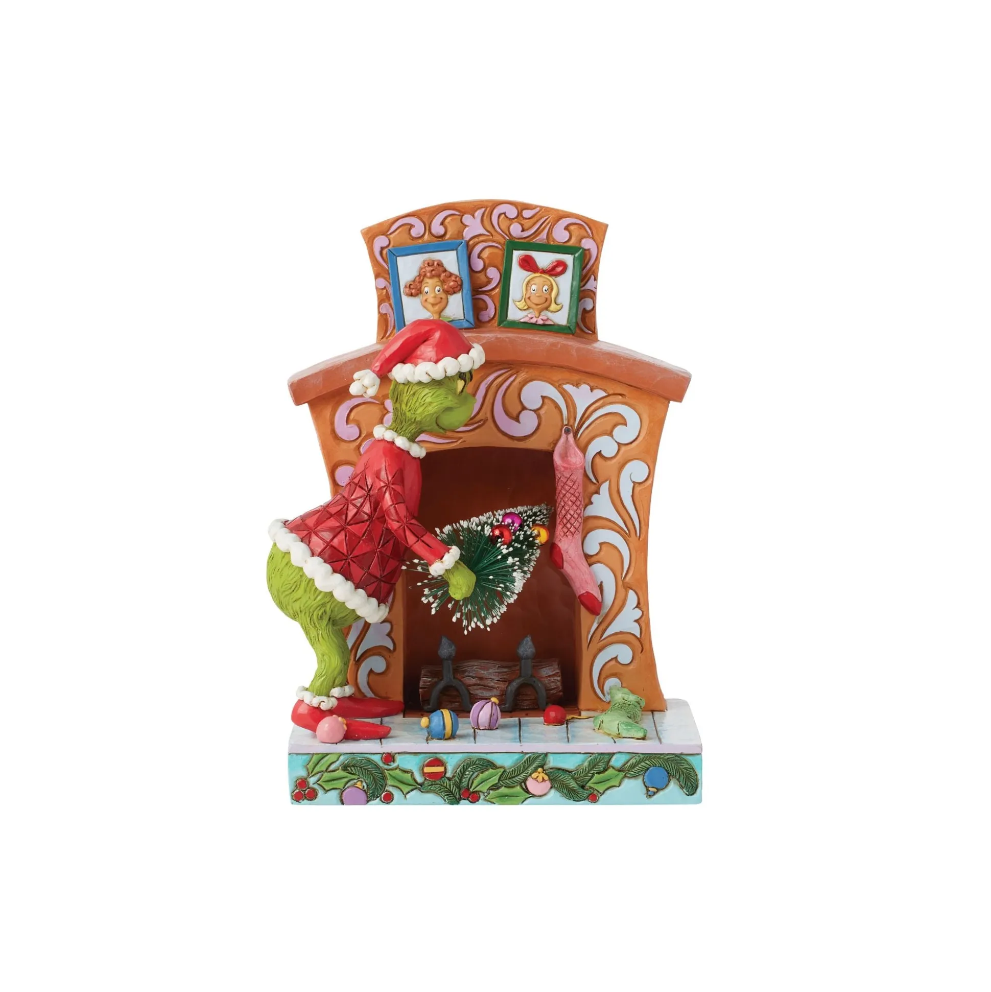 Best Sale Enesco Gift Grinch Pushing Tree Up