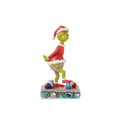 New Enesco Gift Grinch Stepping on Ornaments