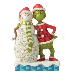 Discount Enesco Gift Grinch with Grinchy Snowman