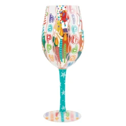 Sale Enesco Gift Happy Birthday Blast Wine