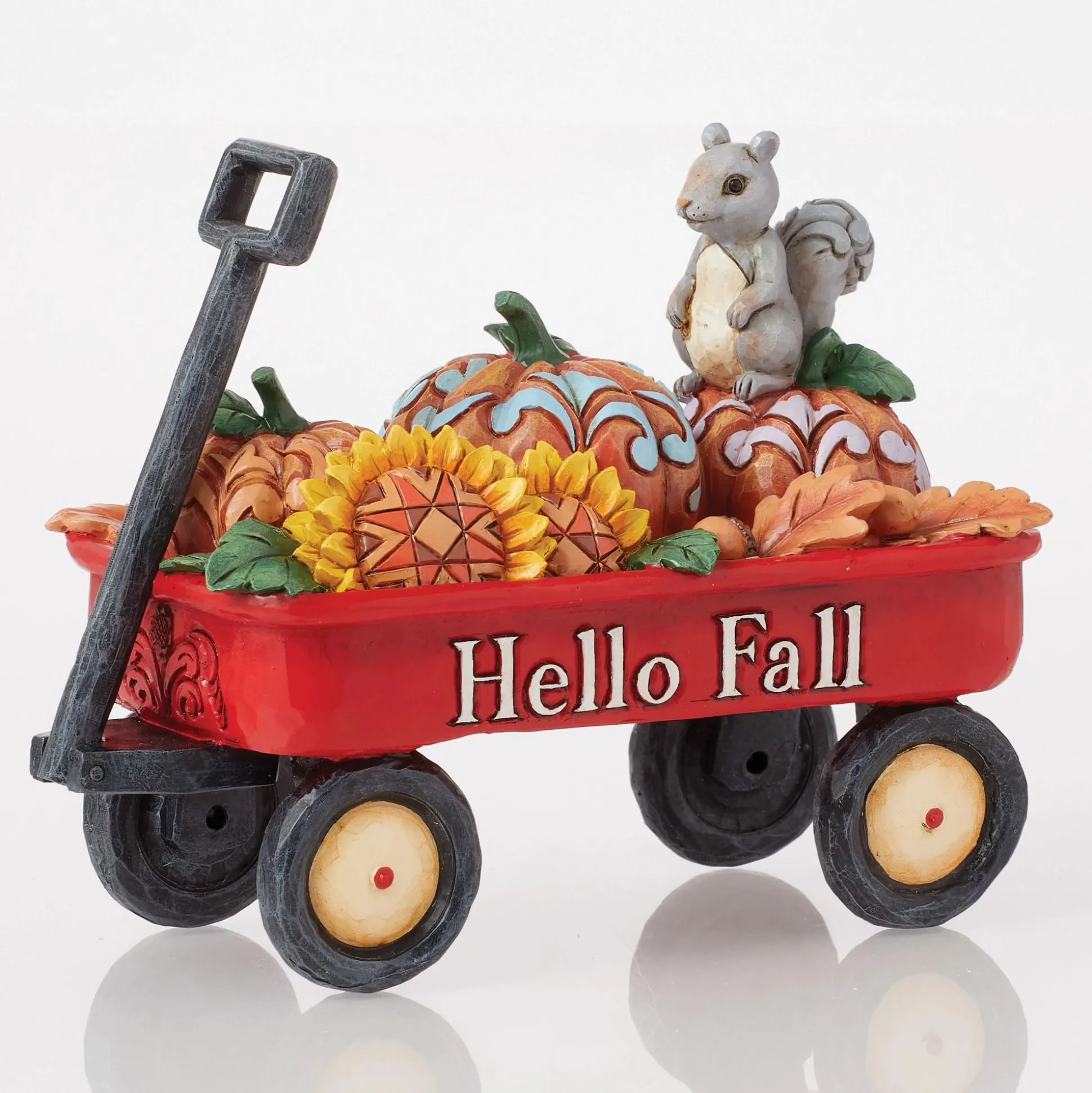 Clearance Enesco Gift Harvest Wagon with Pumpkins