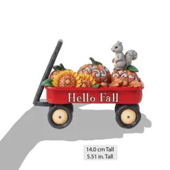 Clearance Enesco Gift Harvest Wagon with Pumpkins