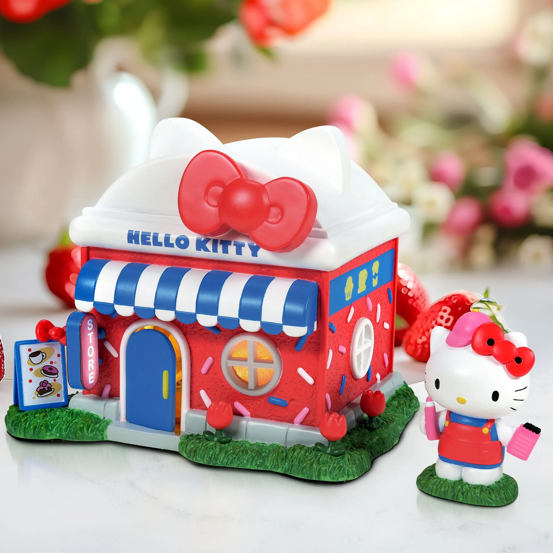 Hot Department 56 Hello Kitty's Store S/2