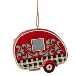 Flash Sale Enesco Gift HG Santa in Plaid Camper Orn
