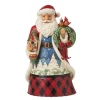 New Enesco Gift Highland Glen Santa Bird Fig