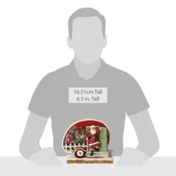 Clearance Enesco Gift Highland Glen Santa Camper