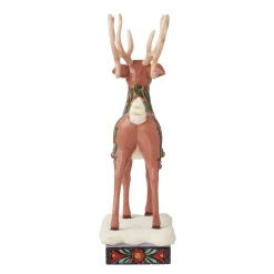 New Enesco Gift Holiday Manor Reindeer Fig