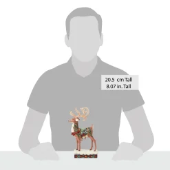 New Enesco Gift Holiday Manor Reindeer Fig