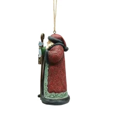 Online Enesco Gift Holiday Manor Santa Cane Orn