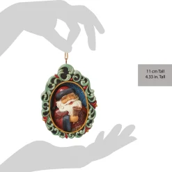 Outlet Enesco Gift Holiday Manor Santa Ornament