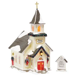Hot Department 56 Holy Family Church, set of 2