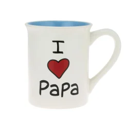 Discount Enesco Gift I HEART PAPA MUG 16 OZ