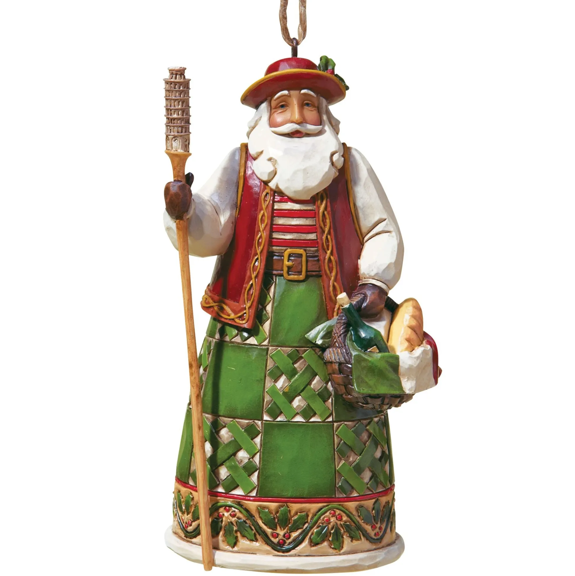 Hot Enesco Gift Italian Santa Ornament