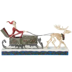 New Enesco Gift Jack Skeleton Sleigh