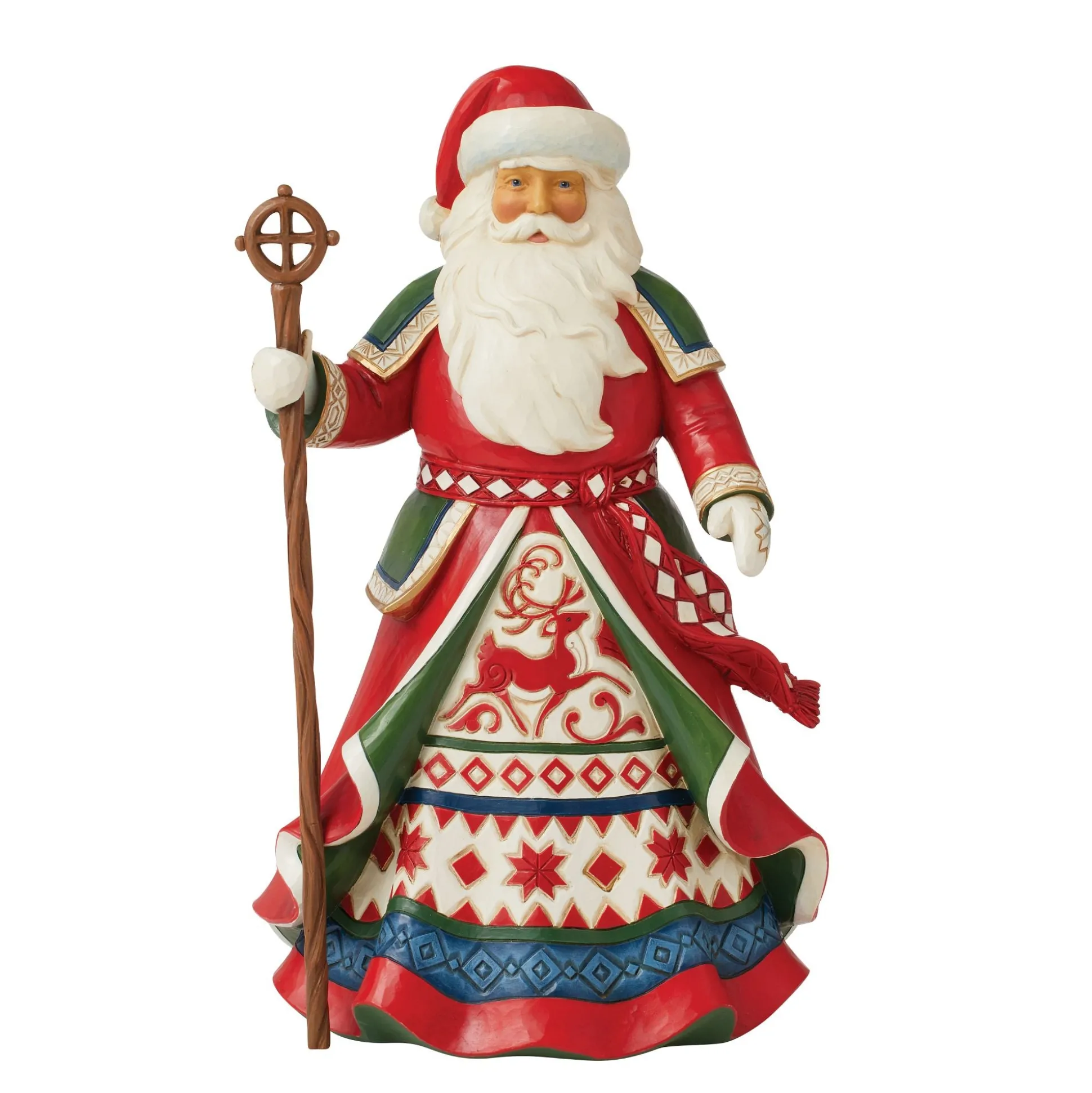 Cheap Enesco Gift Lapland Santa with Staff