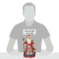 Cheap Enesco Gift Lapland Santa with Staff