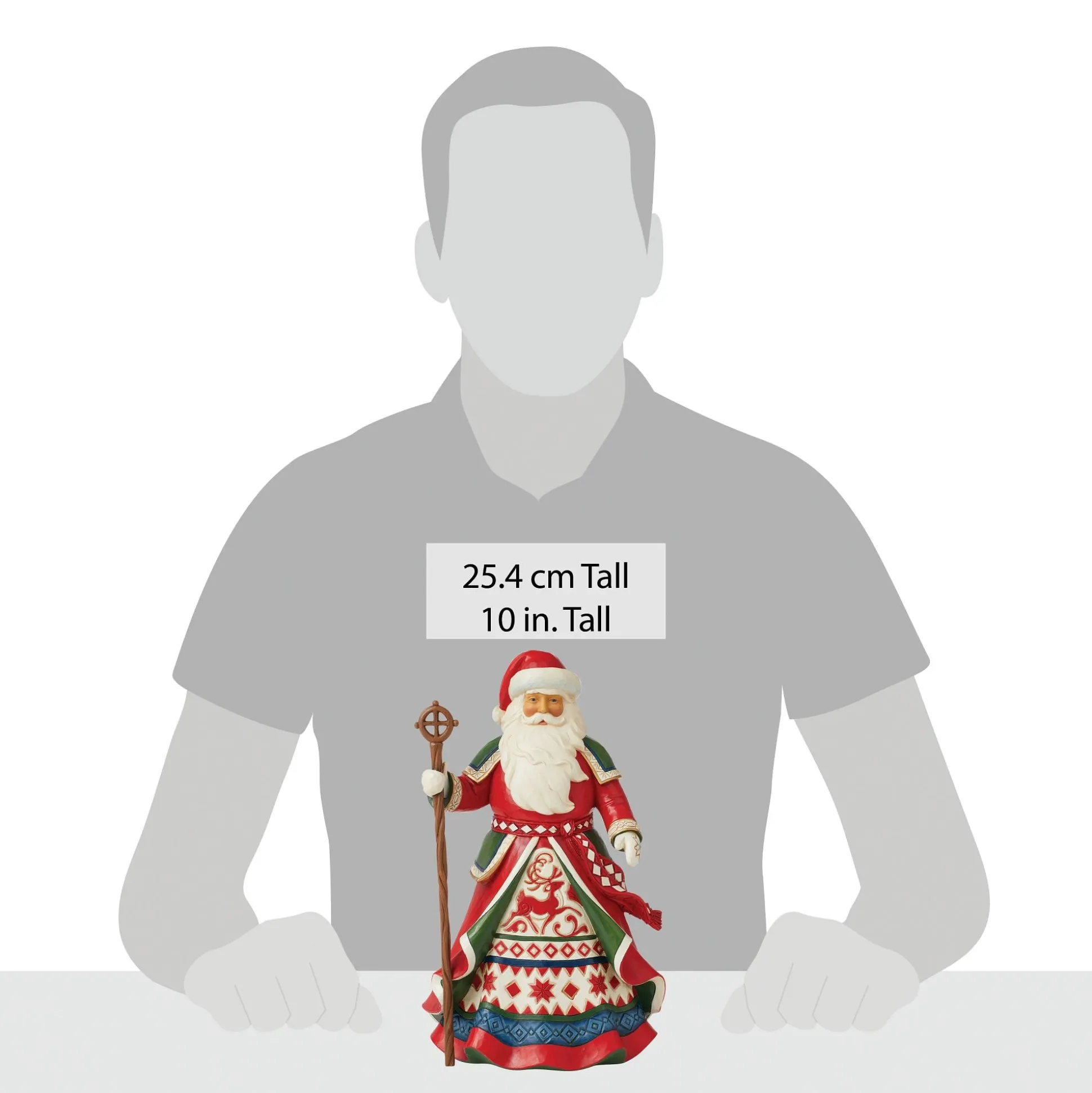 Cheap Enesco Gift Lapland Santa with Staff