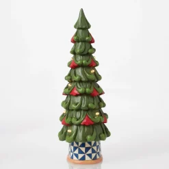 Cheap Enesco Gift LED Tree Windmill Pattern Base