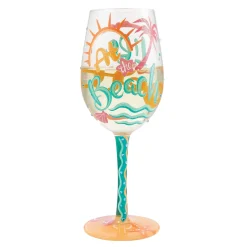 Store Enesco Gift Life At TheBeach Wine Glass