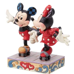 Outlet Enesco Gift Mickey & Minnie Roller Skating