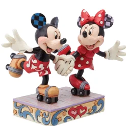 Outlet Enesco Gift Mickey & Minnie Roller Skating