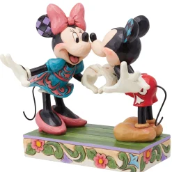 Hot Enesco Gift Mickey & Minnie w/ Heart Hands