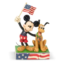 Flash Sale Enesco Gift Mickey and Pluto Patriotic