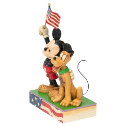 Flash Sale Enesco Gift Mickey and Pluto Patriotic