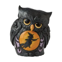 Best Sale Enesco Gift Mini Halloween Owl with Scene