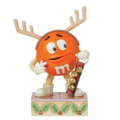 New Enesco Gift M&M'S Orange Charact Reindeer