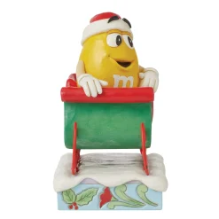 Cheap Enesco Gift M&M'S Yellow Charact in Sleigh