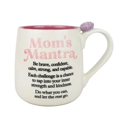 Discount Enesco Gift Mom Mantra Scullpted Mug 16 oz