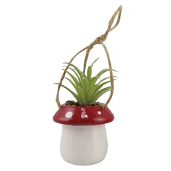 Best Sale Enesco Gift Mushroom Hangng Planter Plant