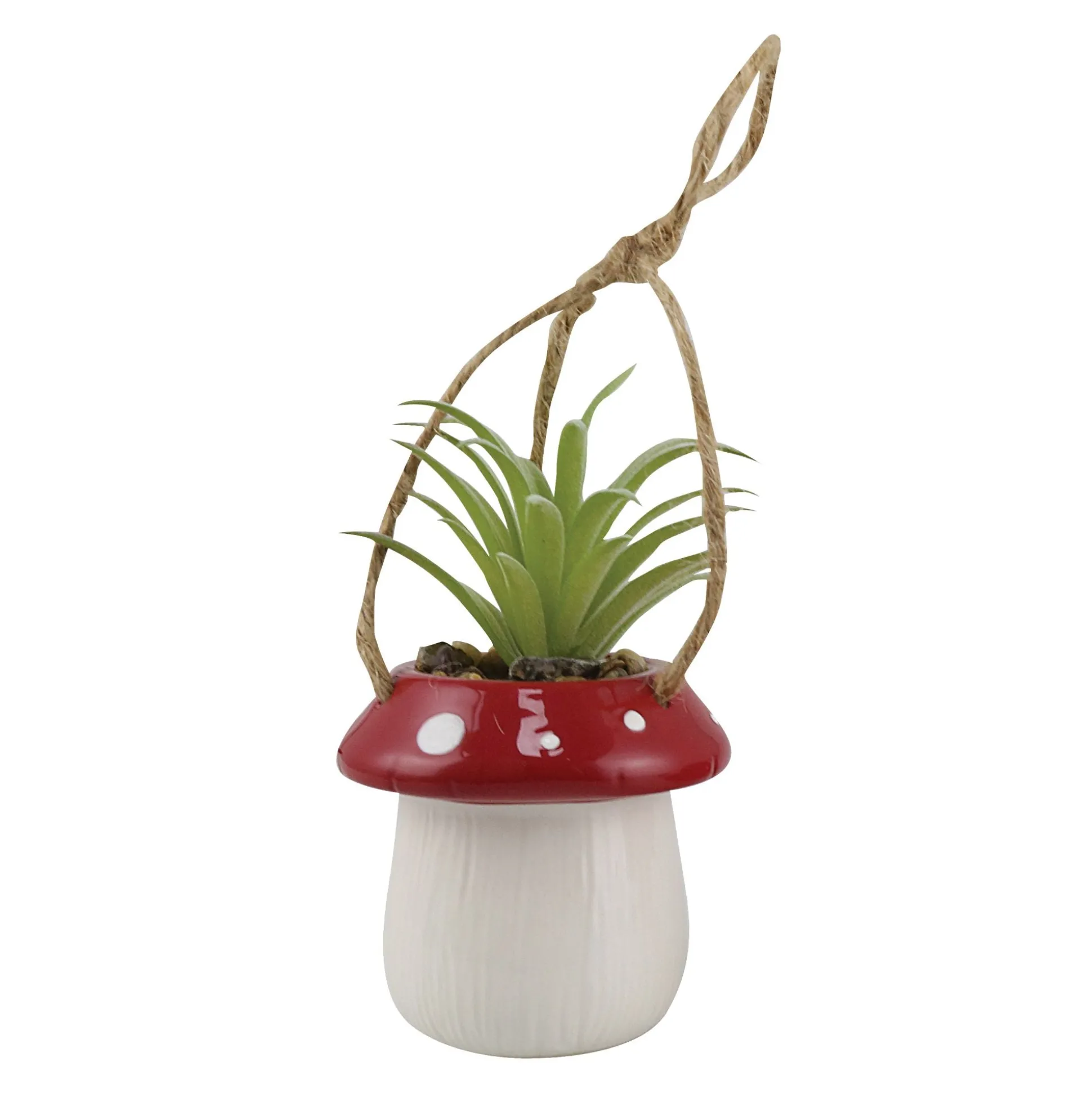 Best Sale Enesco Gift Mushroom Hangng Planter Plant