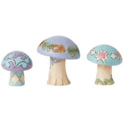 Clearance Enesco Gift Mushrooms Set of 3 Figurines