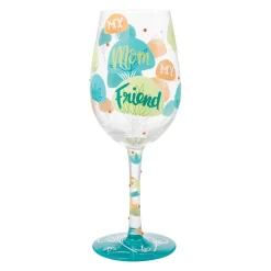 Outlet Enesco Gift My Mom My Friend Wine Glass
