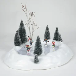 Store Department 56 New Animated Skating Pond