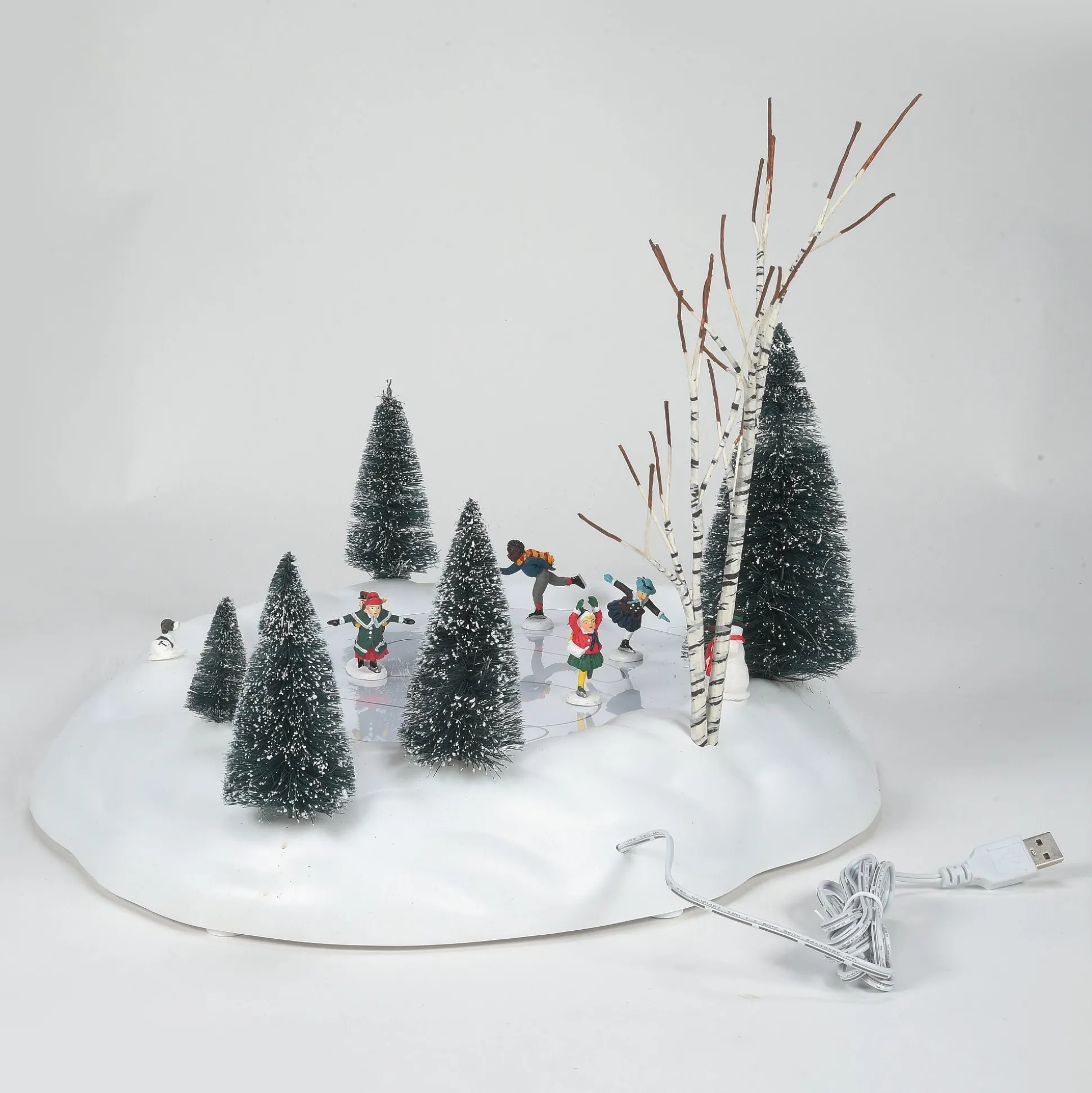 Store Department 56 New Animated Skating Pond