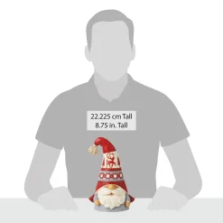 Online Enesco Gift Nordic Noel Gnome Flap Hat Fig