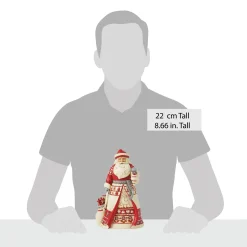 Cheap Enesco Gift Nordic Noel Santa with Bag Fig