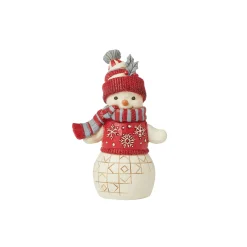 Clearance Enesco Gift Nordic Noel Snowman with Hat