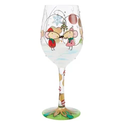 New Enesco Gift Not Even a Mouse Wine Glass