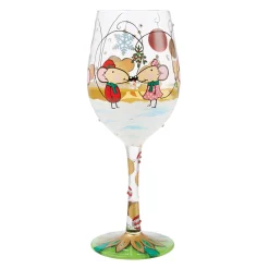 New Enesco Gift Not Even a Mouse Wine Glass