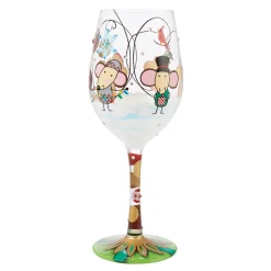 New Enesco Gift Not Even a Mouse Wine Glass